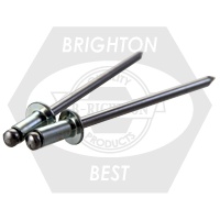 Picture of Brighton Best 185005 Abs 4-8 1/8 (.376-.500)X0.625 Al5056 / Steel Dome Head Blind Rivet